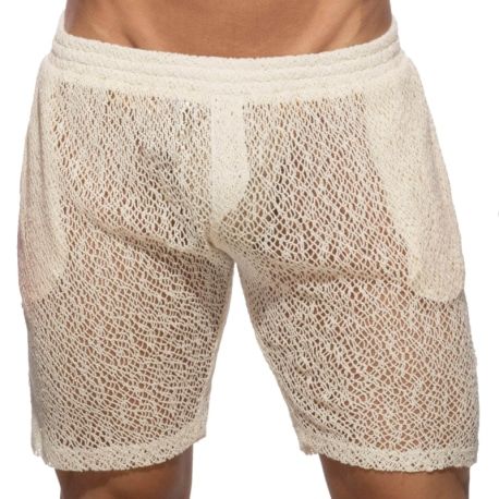 Addicted Eco Chique Bermuda Shorts - Ivory