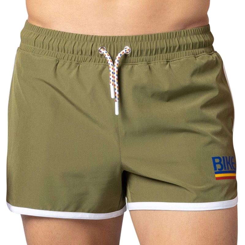  Track Shorts - Olive