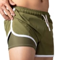  Track Shorts - Olive