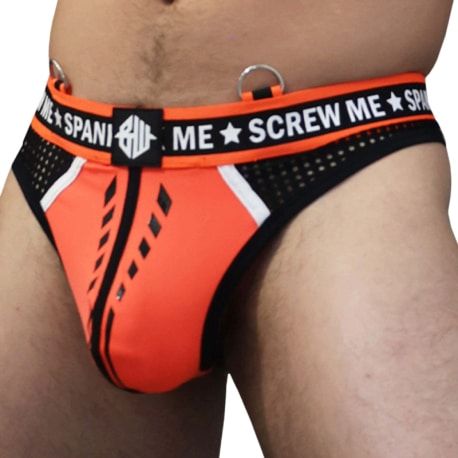  Snax Thong - Neon Orange