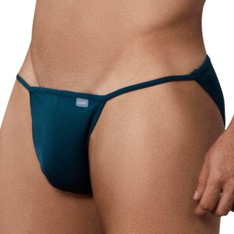  Slip Bikini Destellos Bleu Pétrole