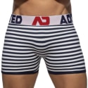 Addicted Boxer Long Sans Couture Marinière