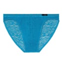 HOM Temptation Free Cut Lace Micro Briefs - Blue