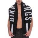 Bikkembergs Drap de Bain Logo Noir - Blanc