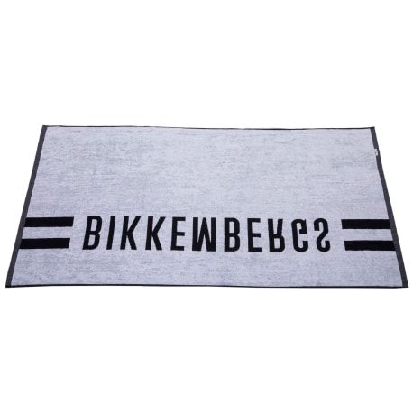 Bikkembergs Drap de Bain Logo Noir - Blanc