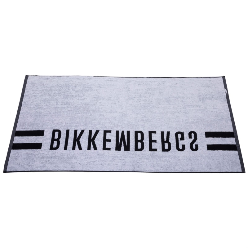 Bikkembergs Drap de Bain Logo Noir - Blanc