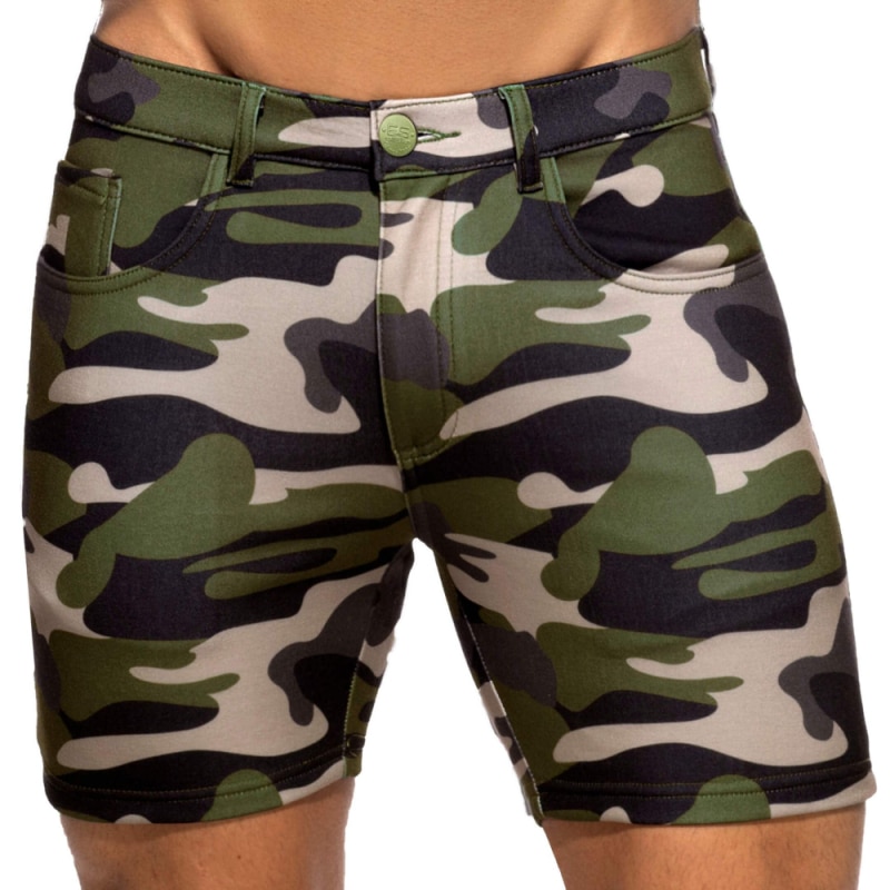 ES Collection Short Svelte Microfibre Camouflage