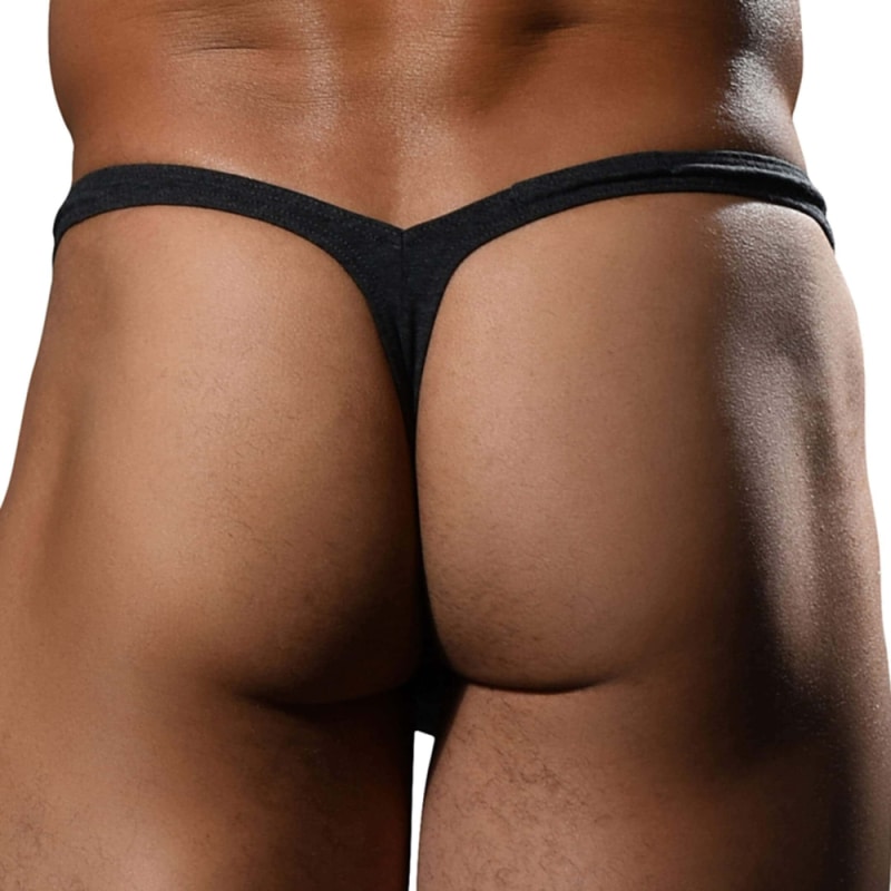 Andrew Christian String Almost Naked Deep V Cut Anthracite