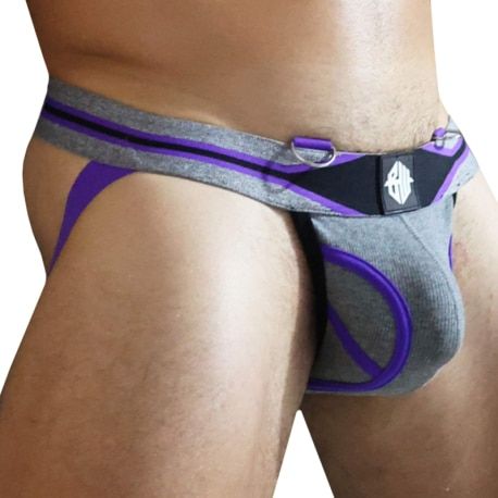  Jock Strap New Wave Gris - Violet