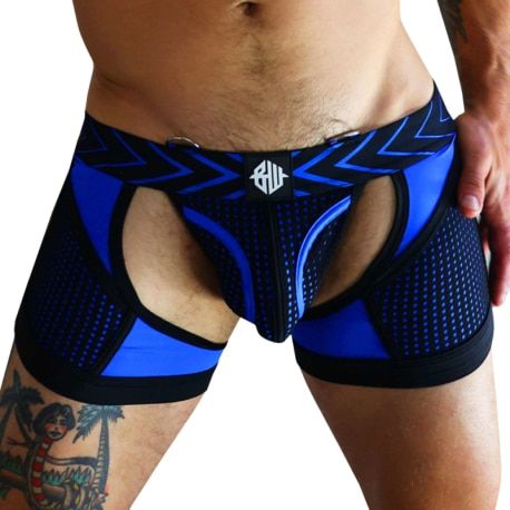  Dickmatized Chock Jock Boxer - Black - Blue