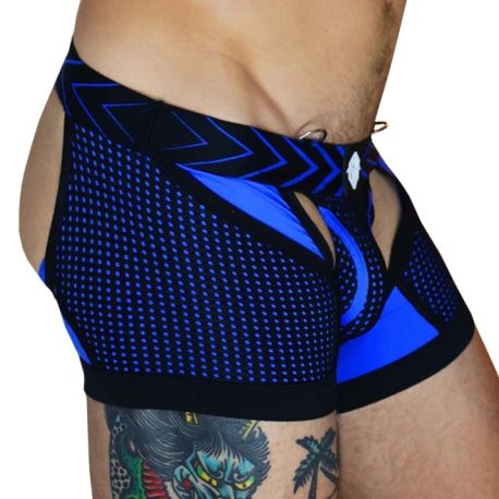  Dickmatized Chock Jock Boxer - Black - Blue