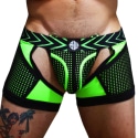  Boxer Jock Chock Dickmatized Noir - Vert Fluo