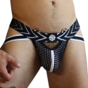  Jock Strap Dickmatized Noir - Blanc