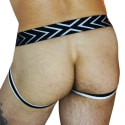  Jock Strap Dickmatized Noir - Blanc