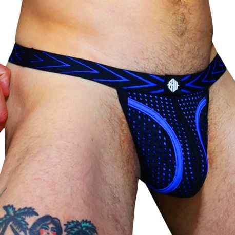  Dickmatized Thong - Black - Blue
