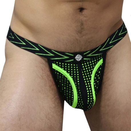  String Dickmatized Noir - Vert Fluo