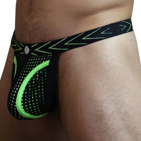  String Dickmatized Noir - Vert Fluo