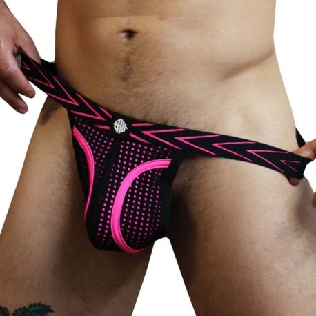  String Dickmatized Noir - Rose Fluo