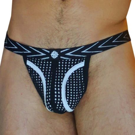  Dickmatized Thong - Black - White