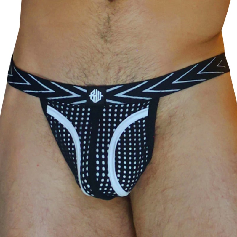  Dickmatized Thong - Black - White