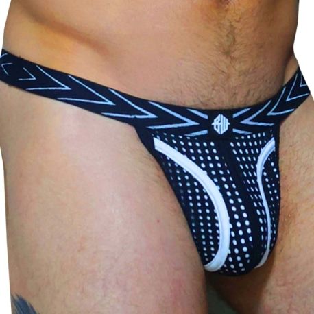  Dickmatized Thong - Black - White