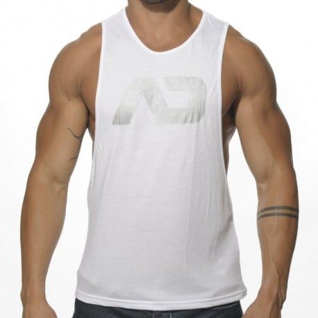 Addicted Disco Tank Top - White