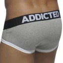 Addicted Lot de 3 Slips Basic Rouge - Gris - Bleu