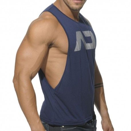 Disco Tank Top - Navy