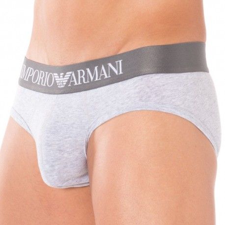 Slip Stretch Cotton Gris