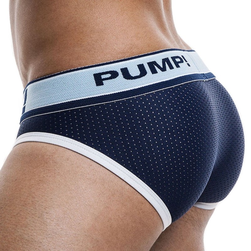 Pump! Blue Steel Brief - Navy
