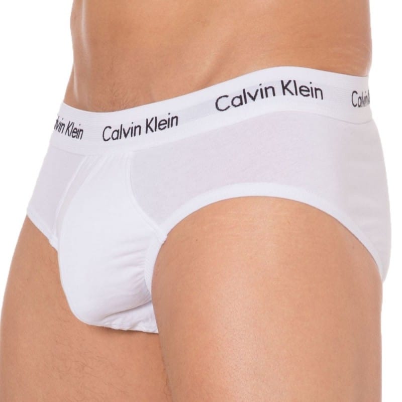 Calvin Klein 3-Pack Cotton Stretch Briefs - White