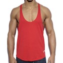 ES Collection Fitness Plain Tank Top - Red