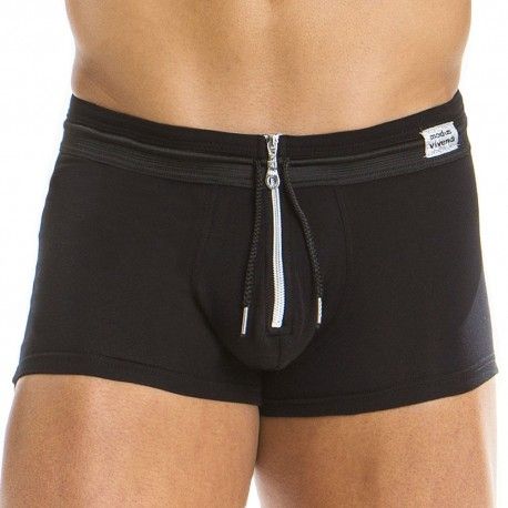 Zipper Boxer - Black