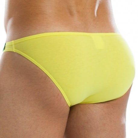 Mini Slip Plain Jaune