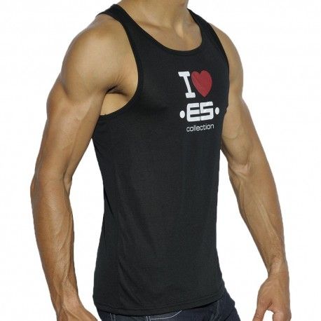 I Love ES Tank Top - Black