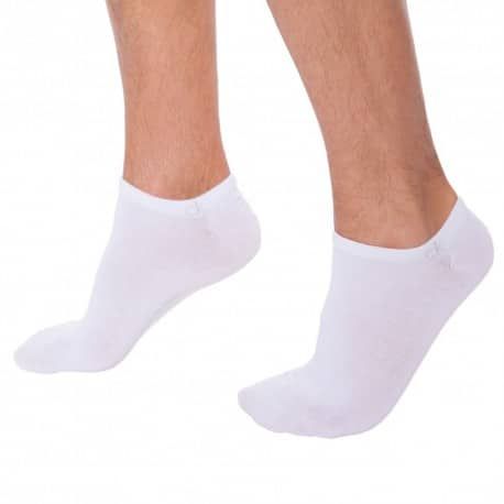 Lot de 2 Paires de Socquettes Colin Blanches