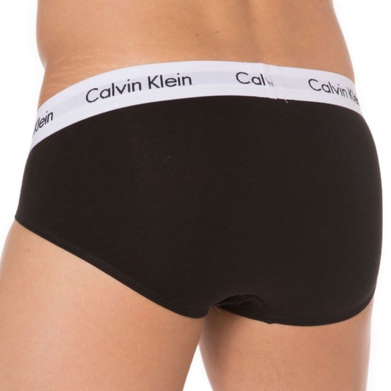 Calvin Klein 3-Pack Cotton Stretch Briefs - Black - White - Grey