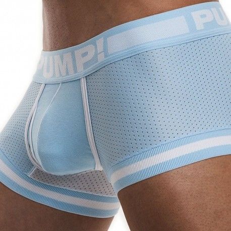 Boxer Touchdown Frost Blanc - Bleu