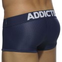 Addicted Lot de 3 Boxers Courts Mesh Push Up Blanc - Bleu Marine - Noir