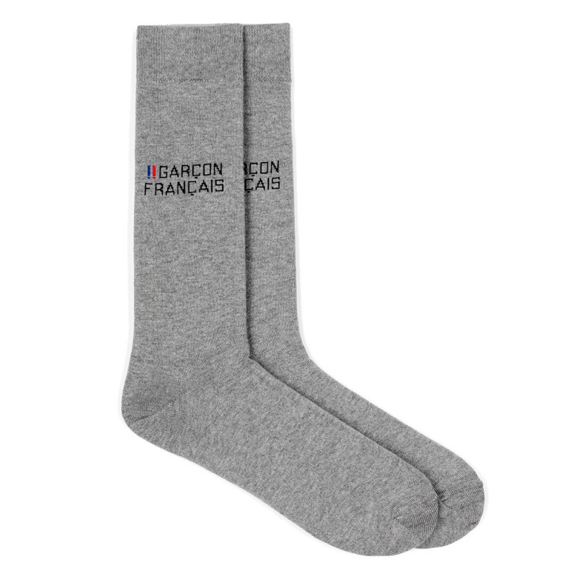 Garçon Français Chaussettes Grises