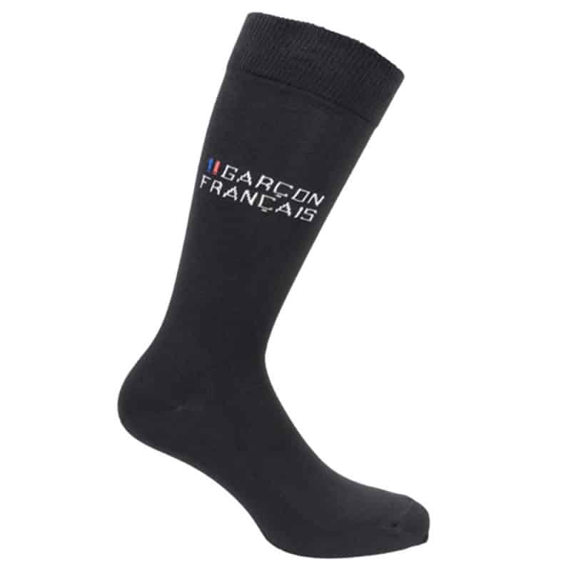 Garçon Français Chaussettes Noires