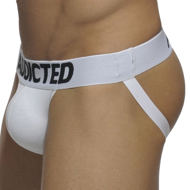 Addicted Jock Strap My Basic Blanc