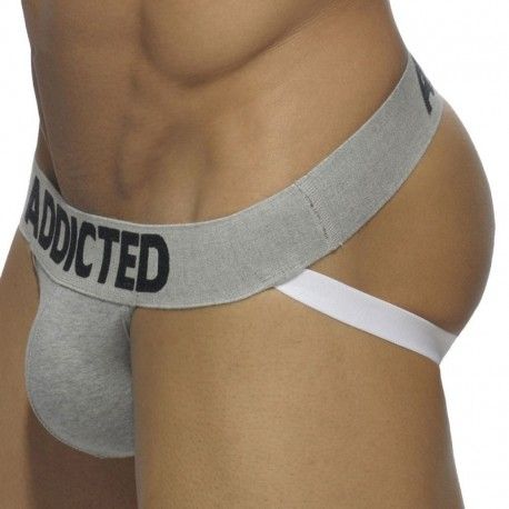 Addicted Jock Strap My Basic Gris