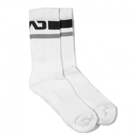 Addicted Chaussettes Basic Sport - Blanc - Noir