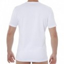 Emporio Armani Lot de 2 T-Shirts V-Neck Pure Cotton Blancs