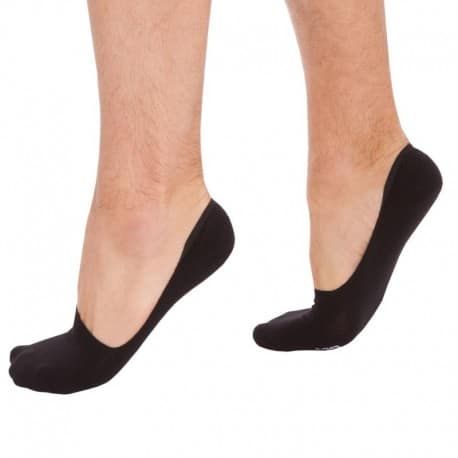 DIM Lot de 2 Paires de Protèges-Pieds Noirs