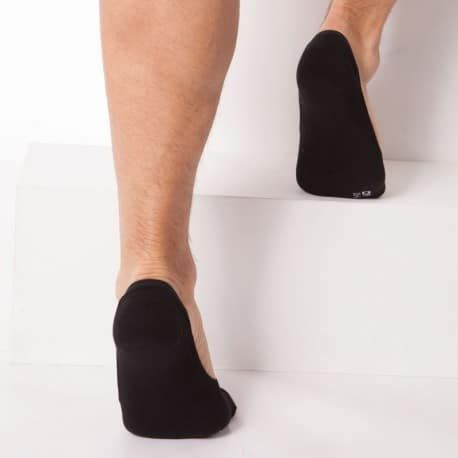 DIM 2-Pack of Invisible Liner Socks - Black