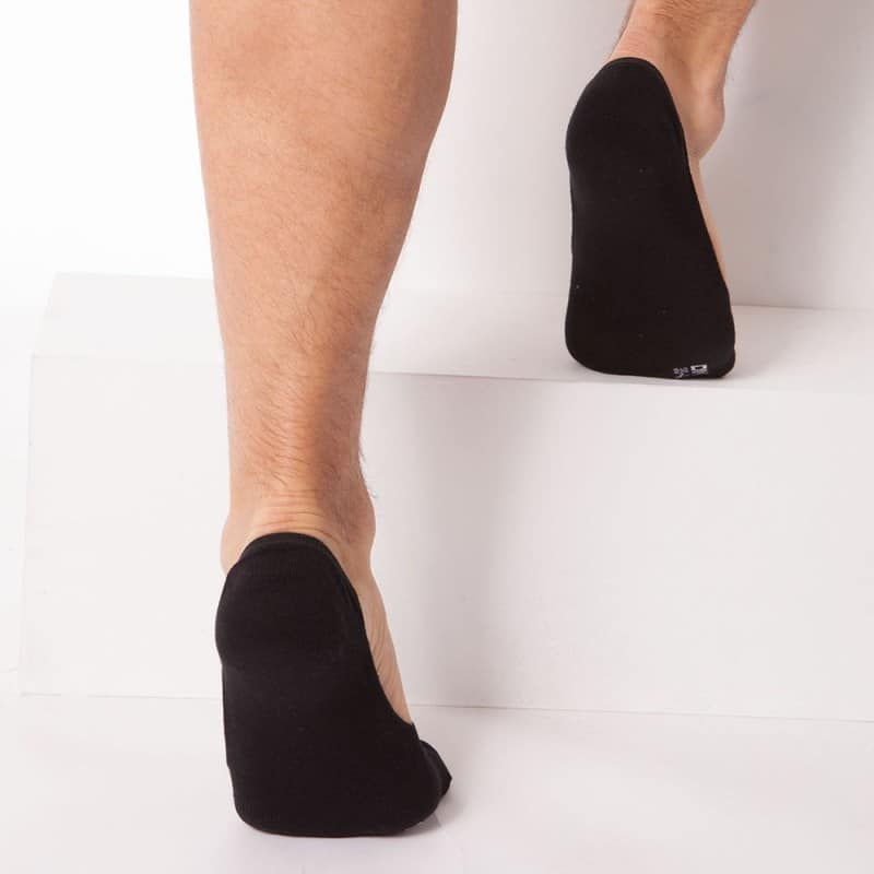 DIM Lot de 2 Paires de Protèges-Pieds Noirs