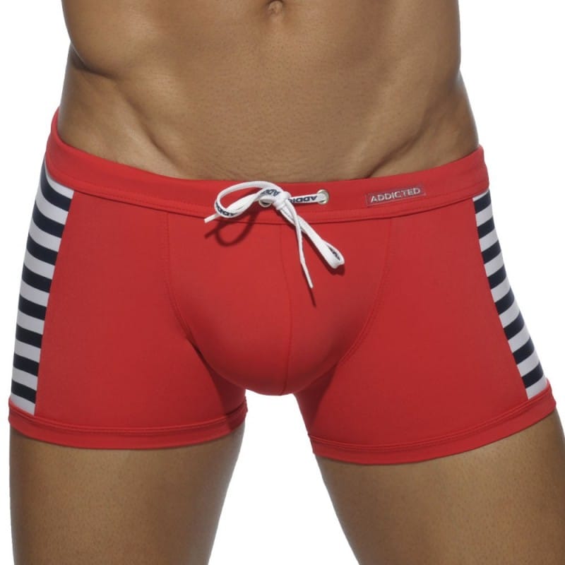 Addicted Boxer de Bain Sailor Colored Rouge
