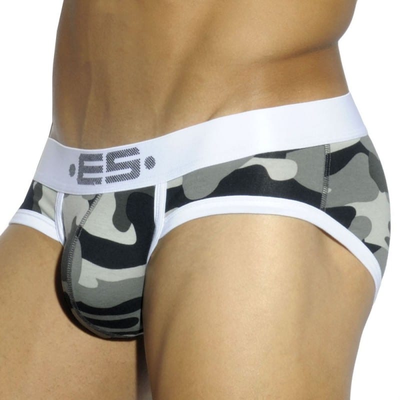 ES Collection Slip Basic Camouflage Gris